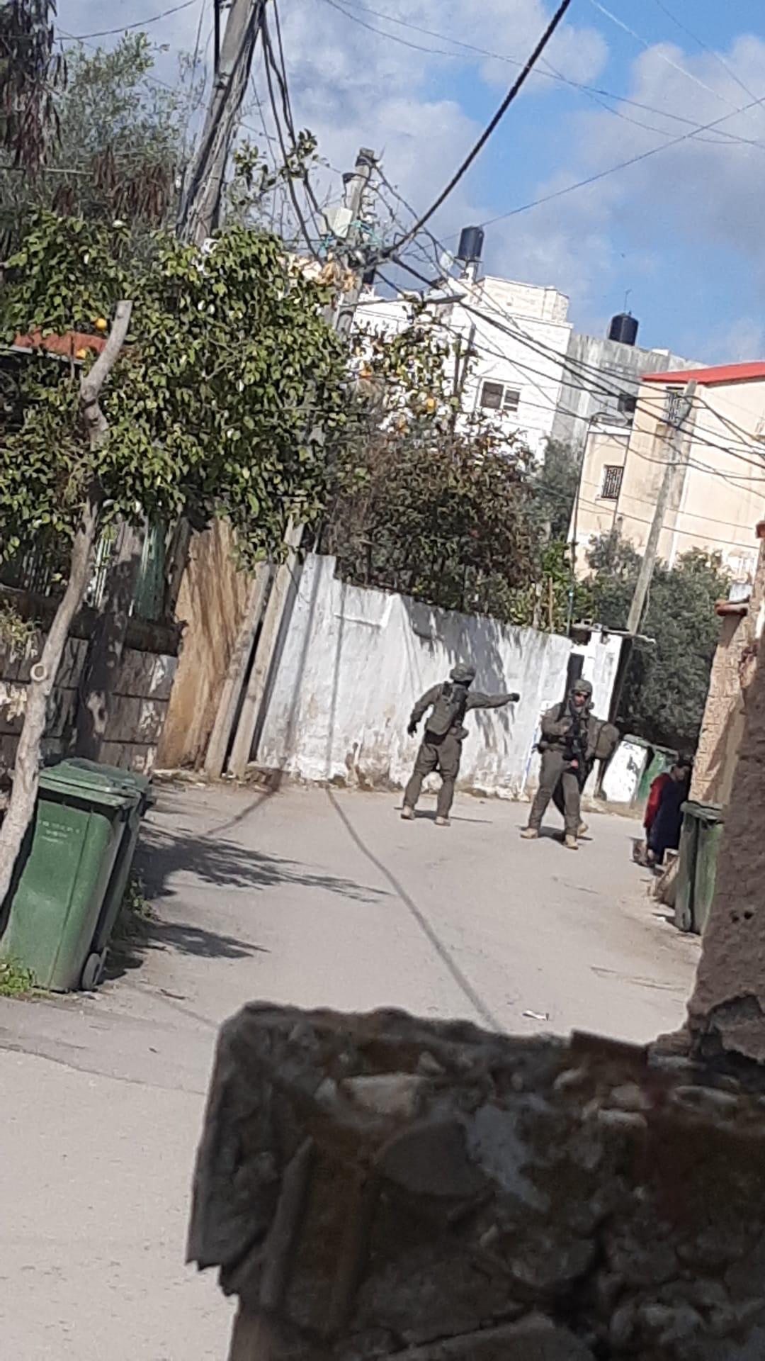 جانب من اقتحام قوات الاحتلال السيلة الحارثية